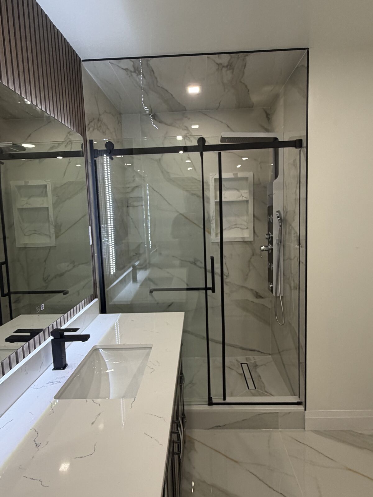 Frameless Glass Walk-In Shower